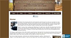 Desktop Screenshot of merchantsfloorsanding.com