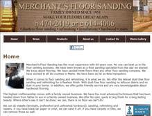 Tablet Screenshot of merchantsfloorsanding.com